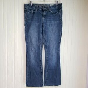 Converse One Star Jeans Womens 4 Blue Wash Bootcut Stretch Denim Pants 32x28